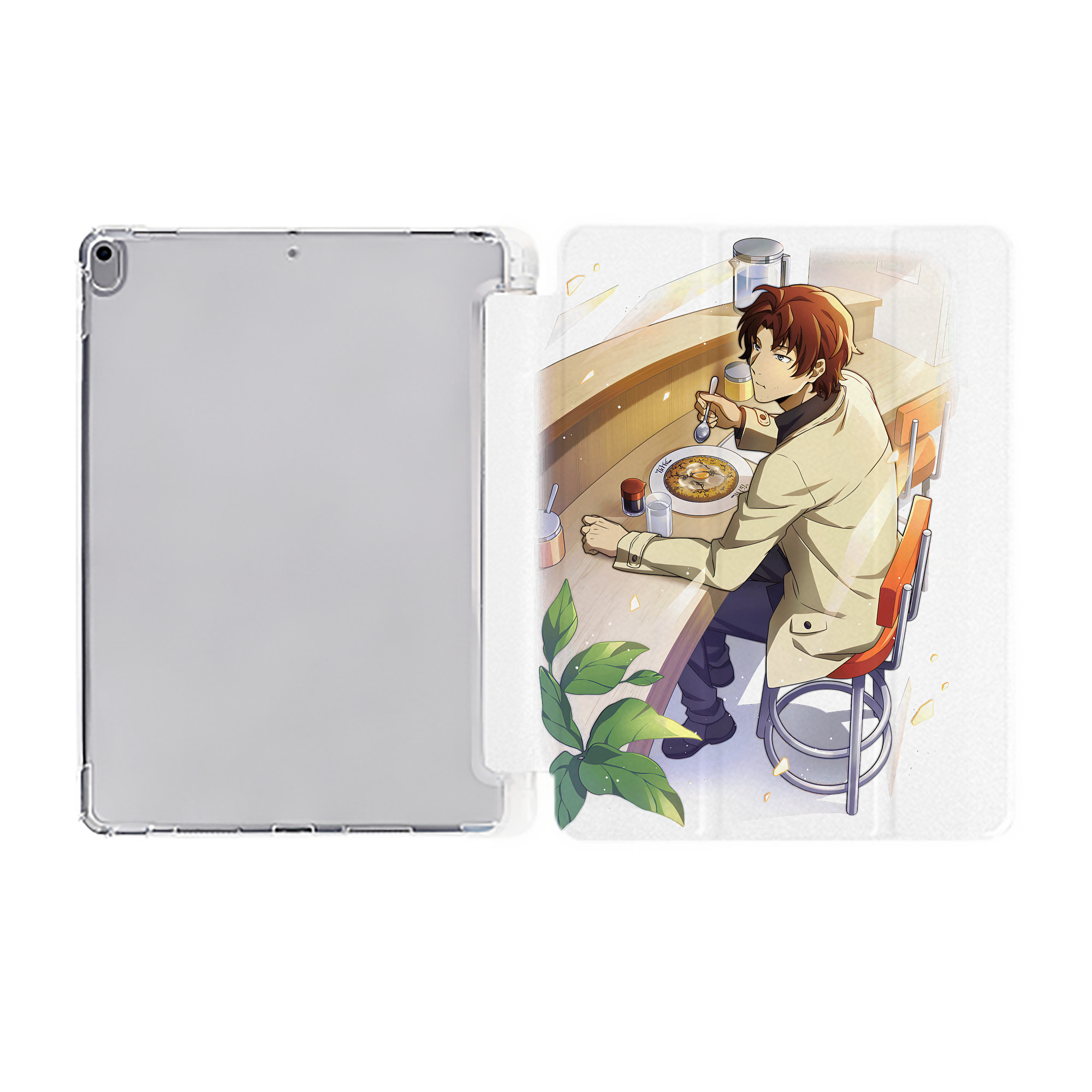 （画像用） 文豪ストレイドッグス Bungo Stray Dogs IPad ケース ペン収納付き 三つ折りスタンド PUレザー×シリコン 対応機種9.5/10.5/10.9インチ
